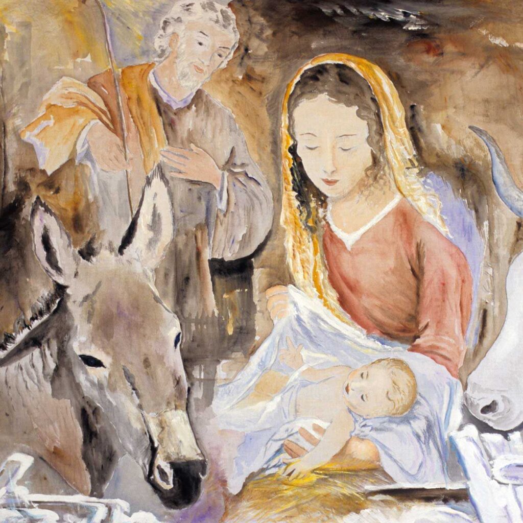 Presepe In Acciaieria, La Sacra Famiglia