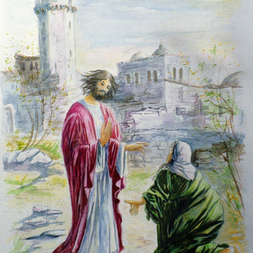 Gesù Incontra La Maddalena
