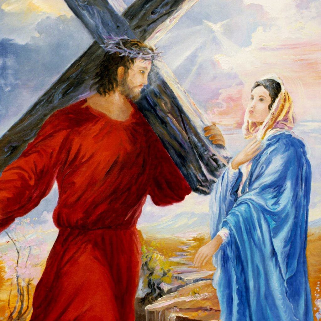 Via Crucis, Gesù Incontra Sua Madre