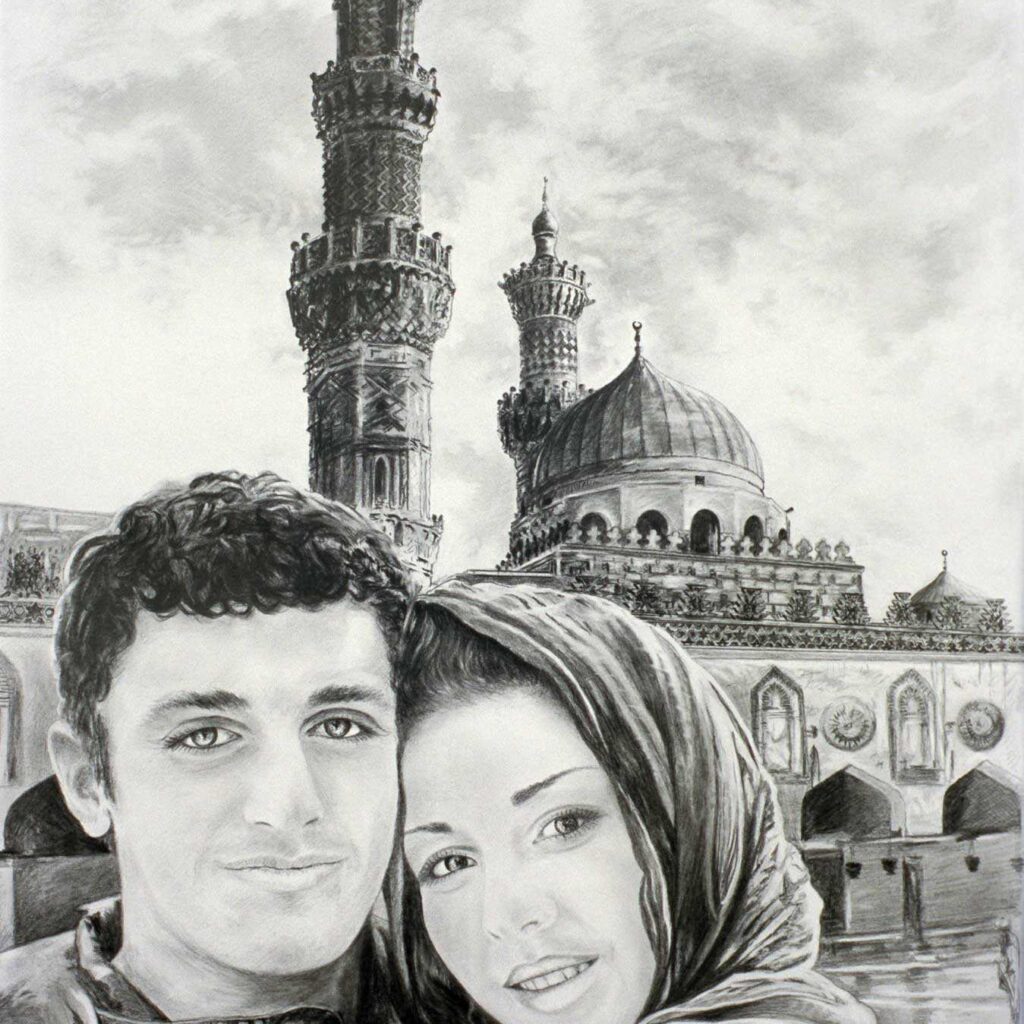 Ritratto Di Giovani Con Moschea